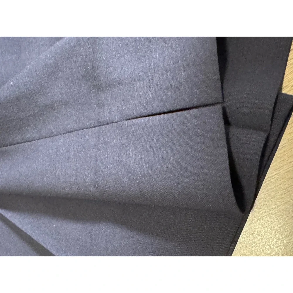 Lafayette 148 New York Irving Navy Virgin Wool Slim Straight Leg Pants Size 6 - Picture 9 of 10